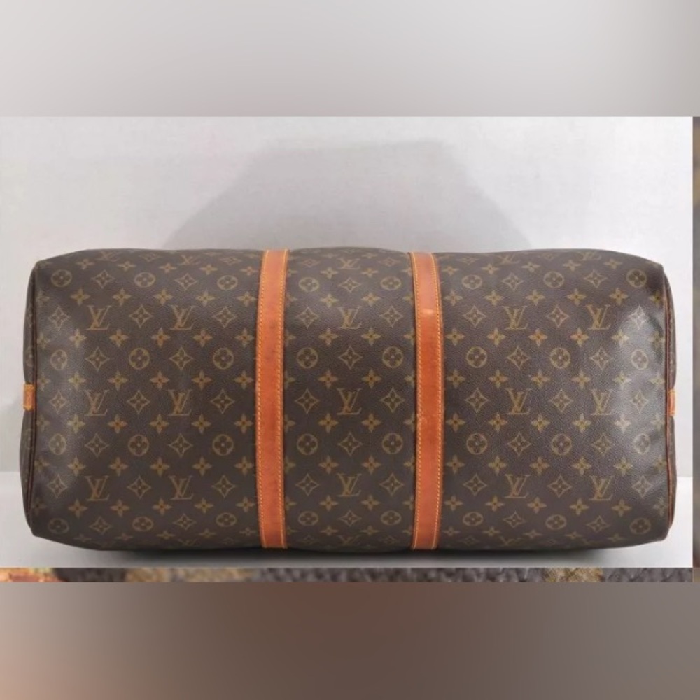 Authentic Louis Vuitton Monogram Keepall Bandouliere 60 Boston Bag - Picture 9 of 14